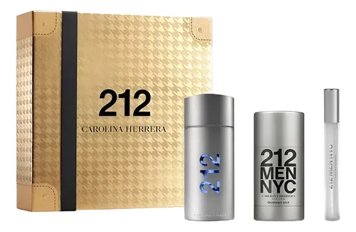 CAROLINA HERREA SET 212 MEN NYC 3 PIEZAS